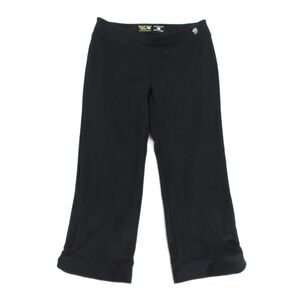 Mountain Hardwear Capri Pants Women's Small‎ Black Casual Wide Leg Stash Pocket